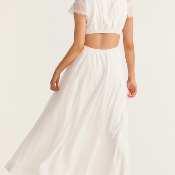 LoveShackFancy New Maxi White Dress - Picture 3 of 5